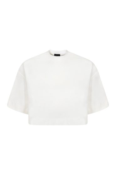 Biały krótki top oversize