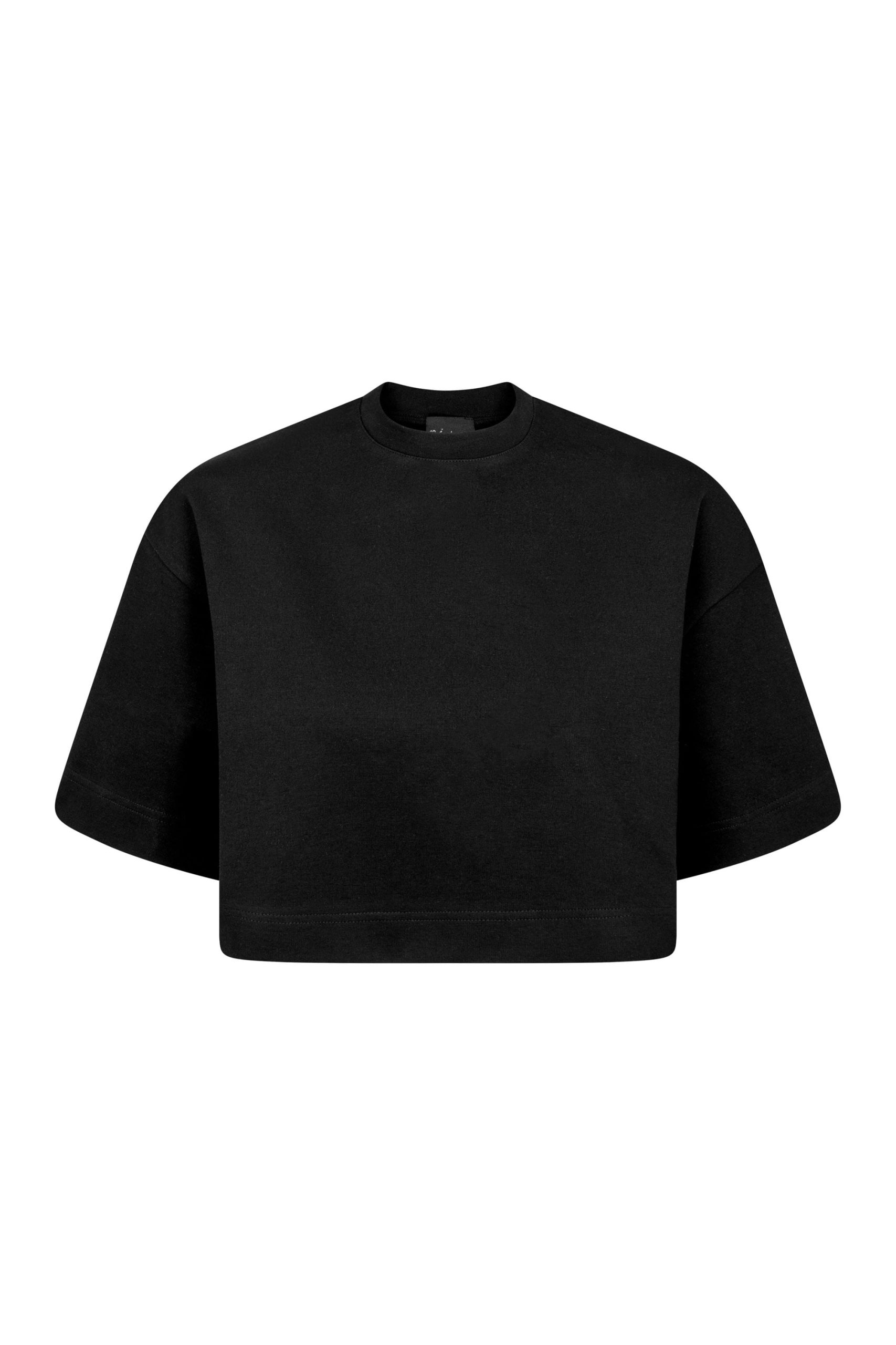 Czarny krótki top oversize